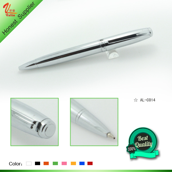 Promotional Fashion Silver Twist Metal Pen for VIP