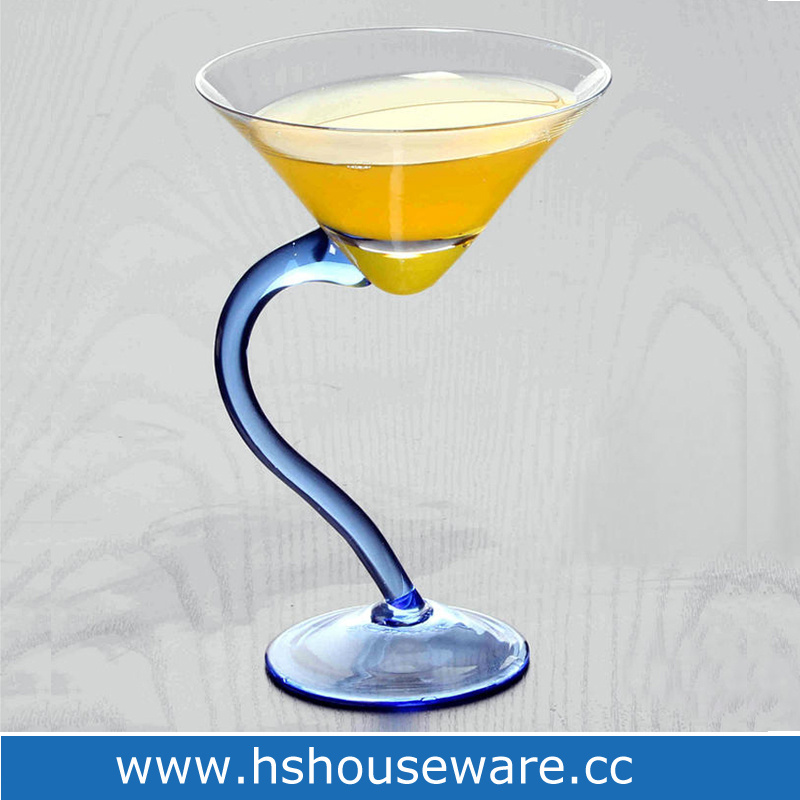 Clear Glass Cocktail Glass Matini Glass Tapering Glass