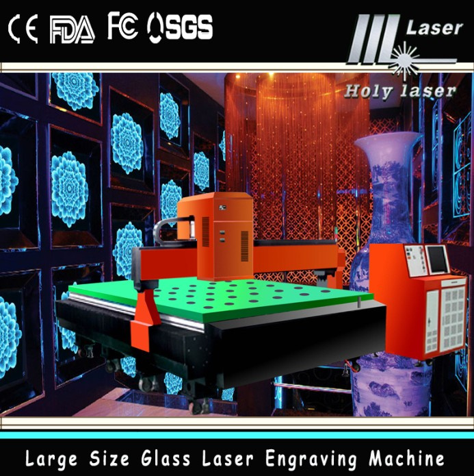 3D Laser Glass Engraving Machine for Large Size (HSGP-L)