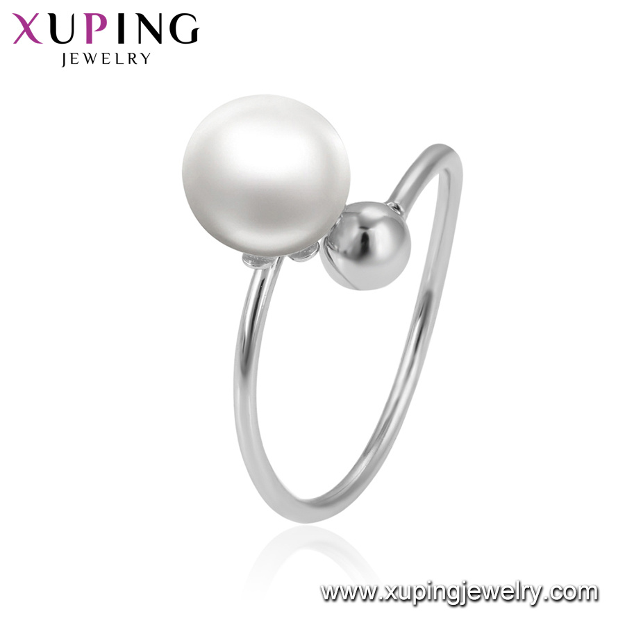 15319 Xuping Classical Fashion Wedding Ring with Rhodium Plated