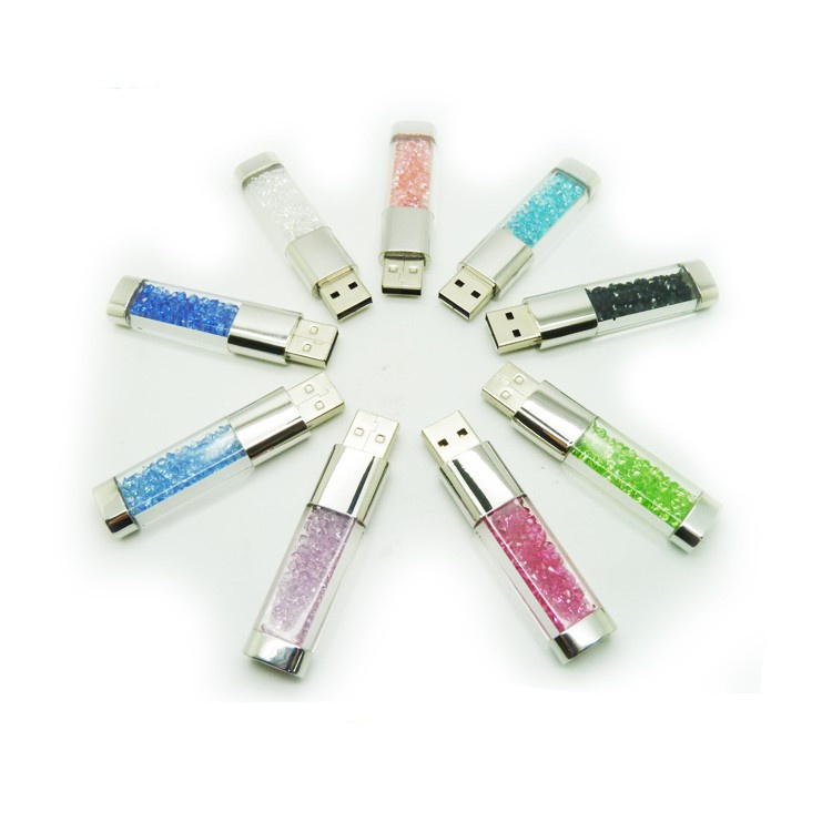 USB Flash Drive, Flash Memory USB 2.0, Crystal USB