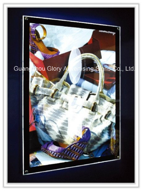 Crystal Edge Light Single Double Side LED Advertising Slim Light Box