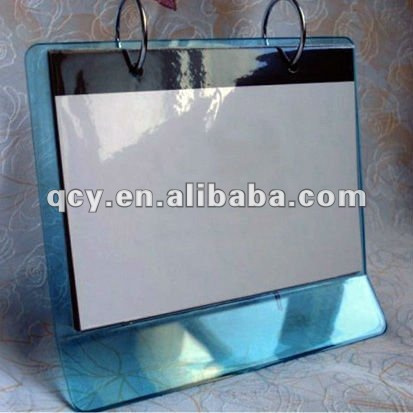 L-Shaped Clear Acrylic Calandar Stand