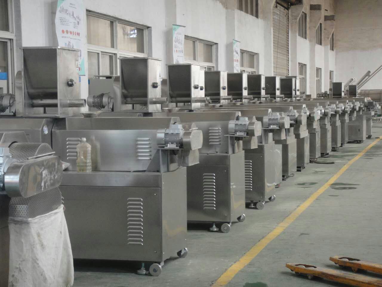 Automatic Nutritional Artificial Rice Double Screw Extruder Making Machine