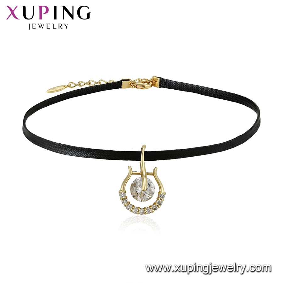 44431 14K Gold Color Jesus Image Necklace with Cross Women fashion Jewelry