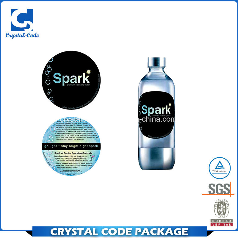 Customized Widely Used Oilproof Water Bottle Sticker Label