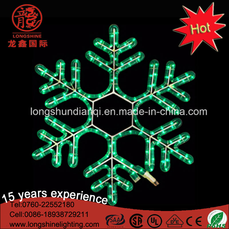 Outdoor Xmas Window Decoration Crystal LED Snowflake Light