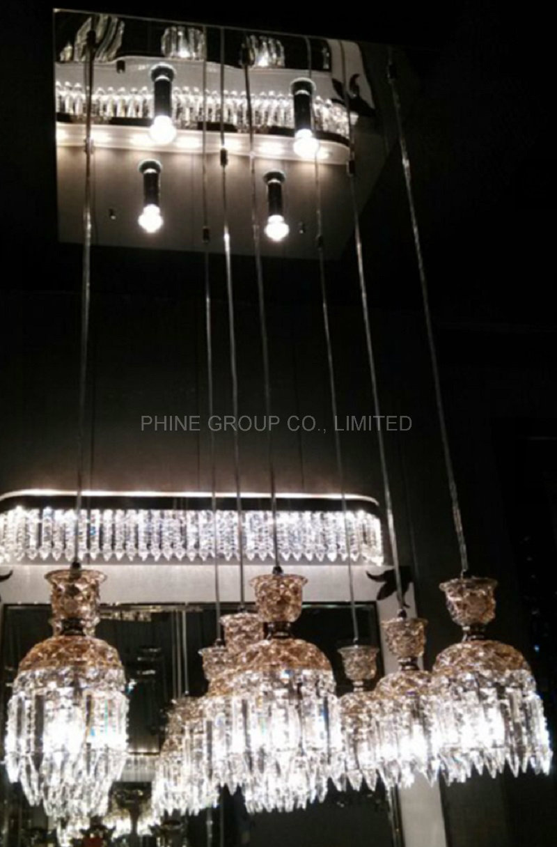 Top Quality Bar UL Crystal Fixture Interior Pendant Light