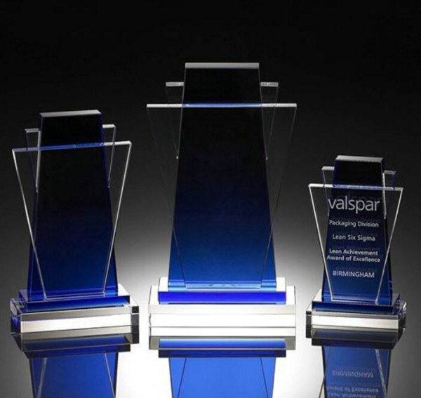 Hot Selling Cheap Crystal Glass Trophy Award