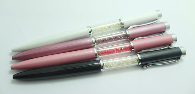 Crystal Metal Ball Maker Pen with Swarovski