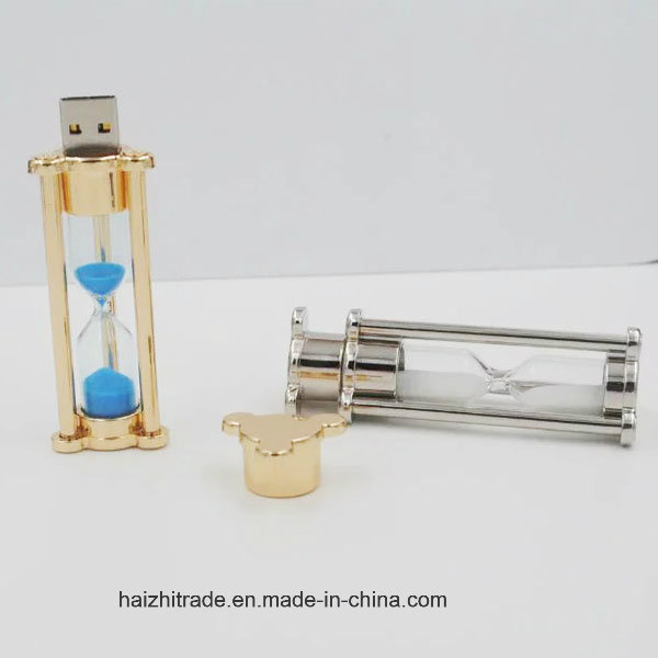2016 New Design Hourglass USB Stick Crystal USB Flash Drive