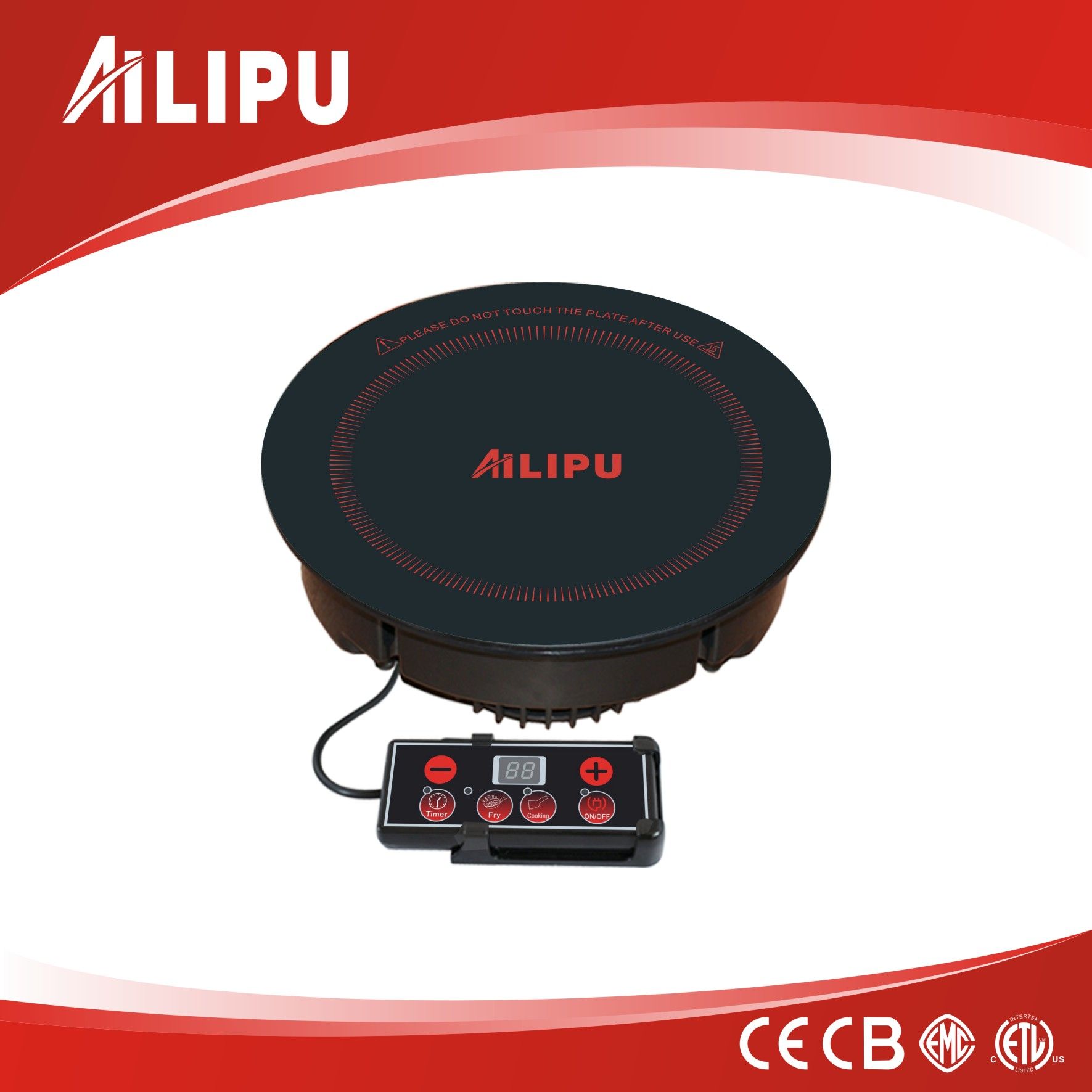 Round Induction Cooker/Tea Cooker/ Coffee Cooker (Model SM-H201)