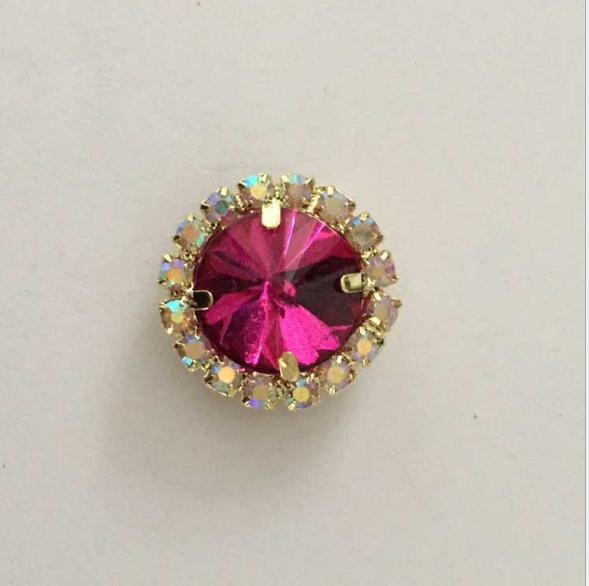 2018 Fashion Rhinestone Button for Garments