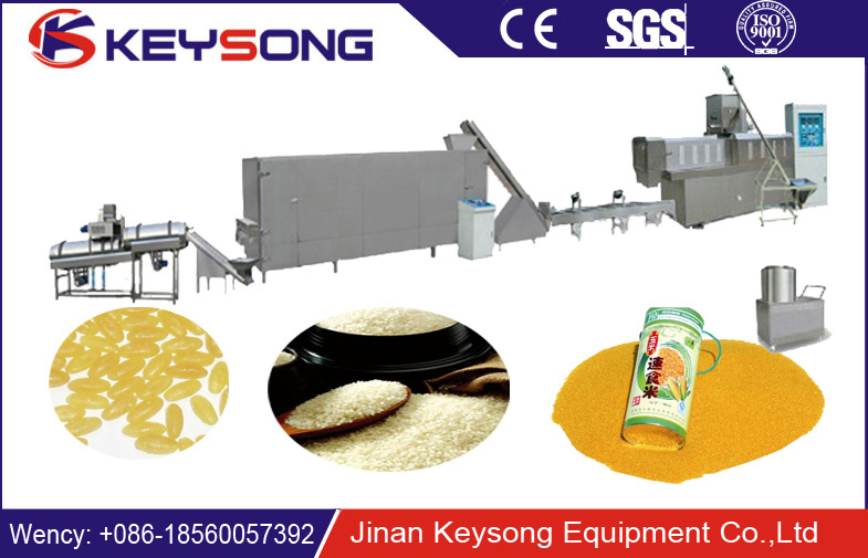 Screw Extruder Nutritional Artificial Rice Making Machinery