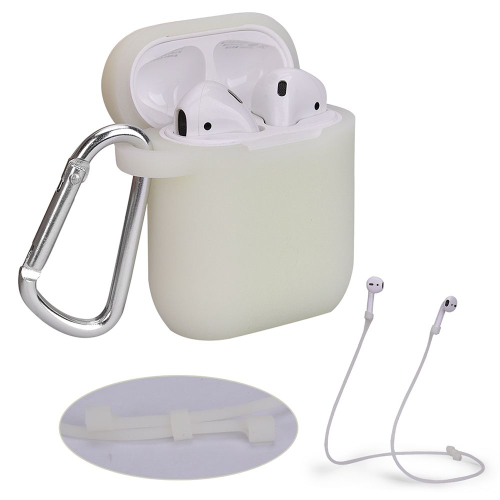 Glow at Night Soft Silicone Crystal Cover Case for Airpods