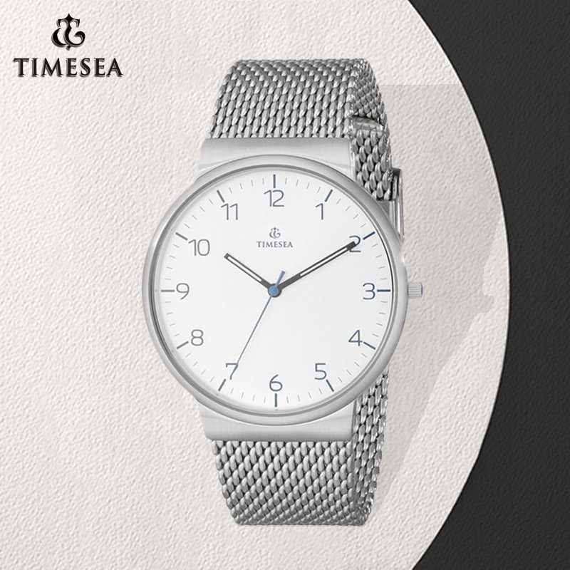 Fashion Wrist Watch Men's Mesh Band Waterproof Watch72580