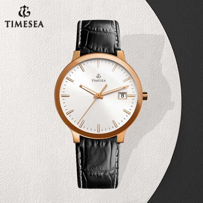 Leather Band OEM Sapphire Glass Watch Men Brand Quartz Watches72013