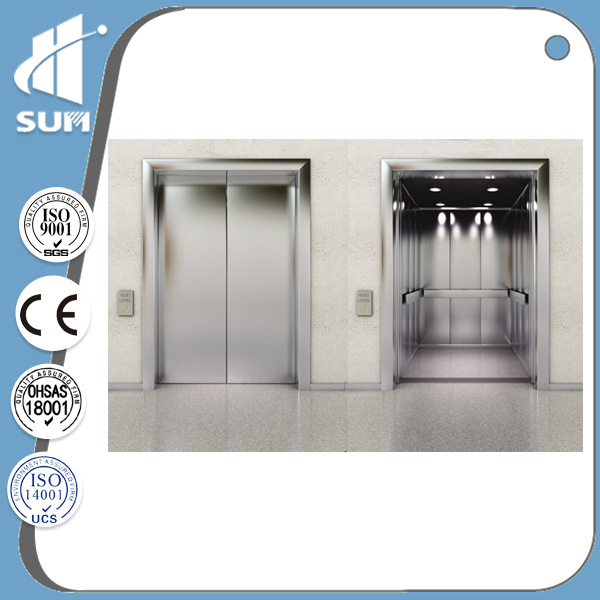 Ce Approved Speed 1.0m/S Capacity 630kg-2000kg Elevator