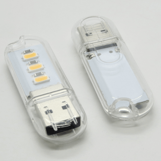 3 LEDs USB Night Light Emergency Use Night Light Disk Shape Light USB LED Light