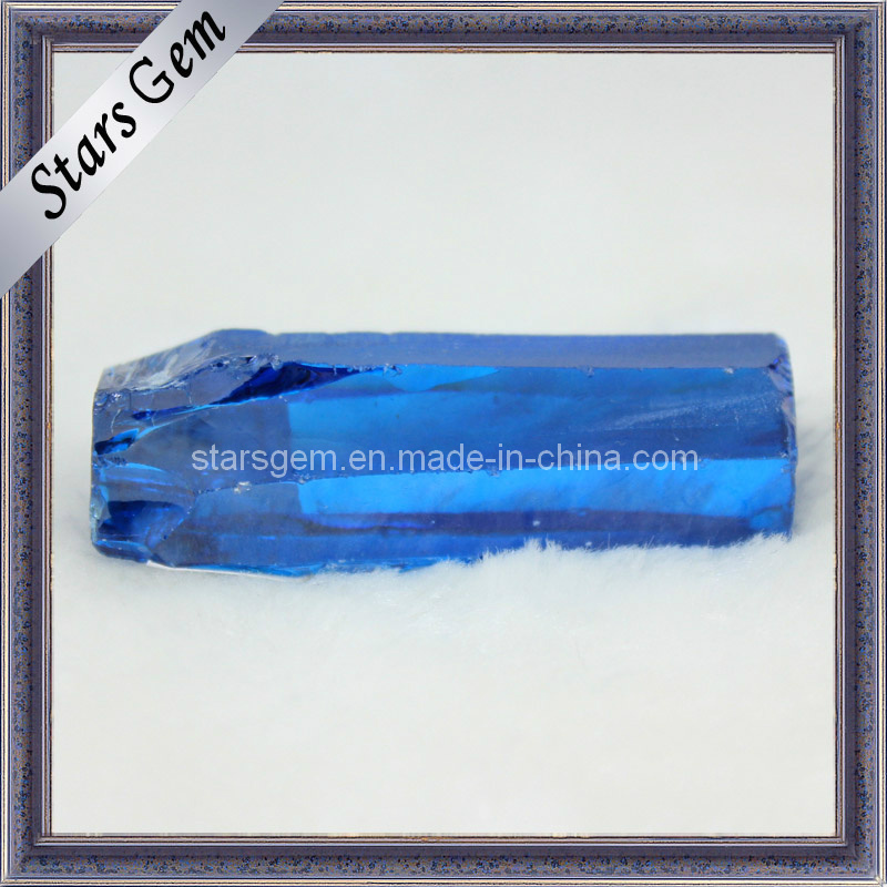 Ocean Blue CZ Rough/Raw Material, Cubic Zirconia Rough
