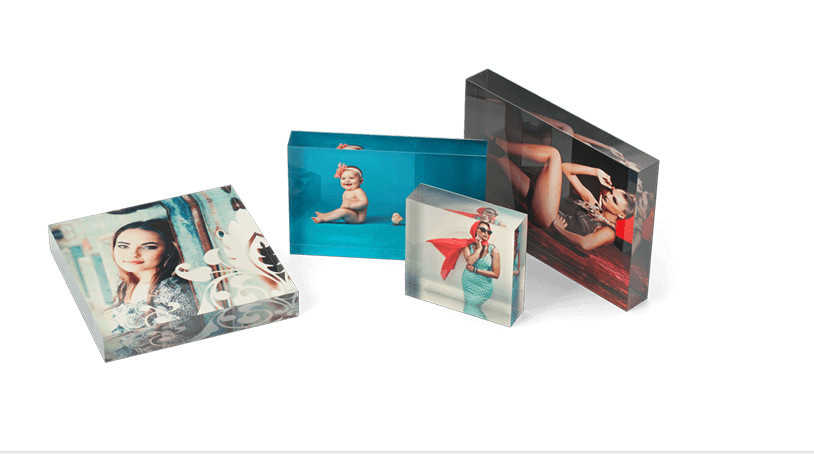 Creative Acrylic Photo Prints Block