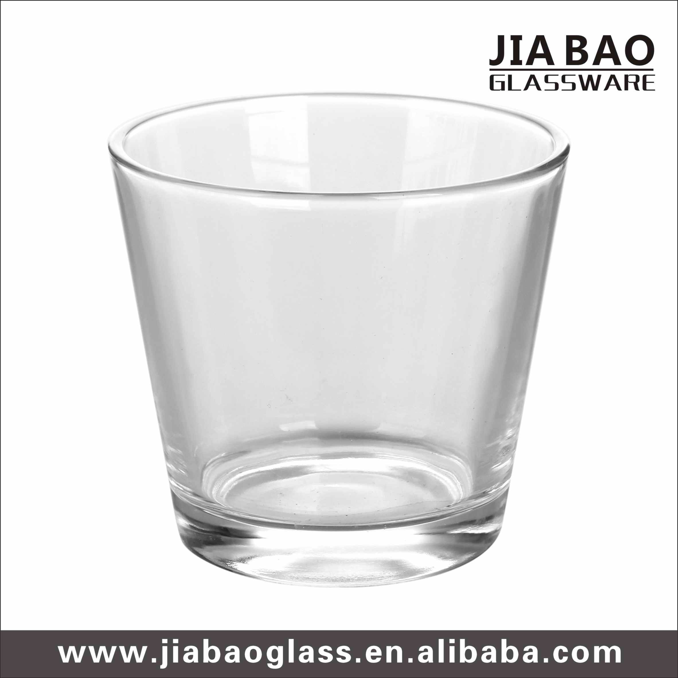 Clear Glass Candle Cup with 9oz