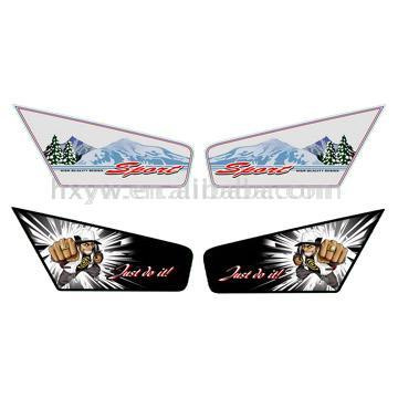 ATV Decal & Sticker Custom Vinyl Self Adhesive Promotion Sticker (HX-DA-1)