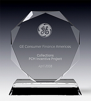 Crystal Majestic Octagon Award