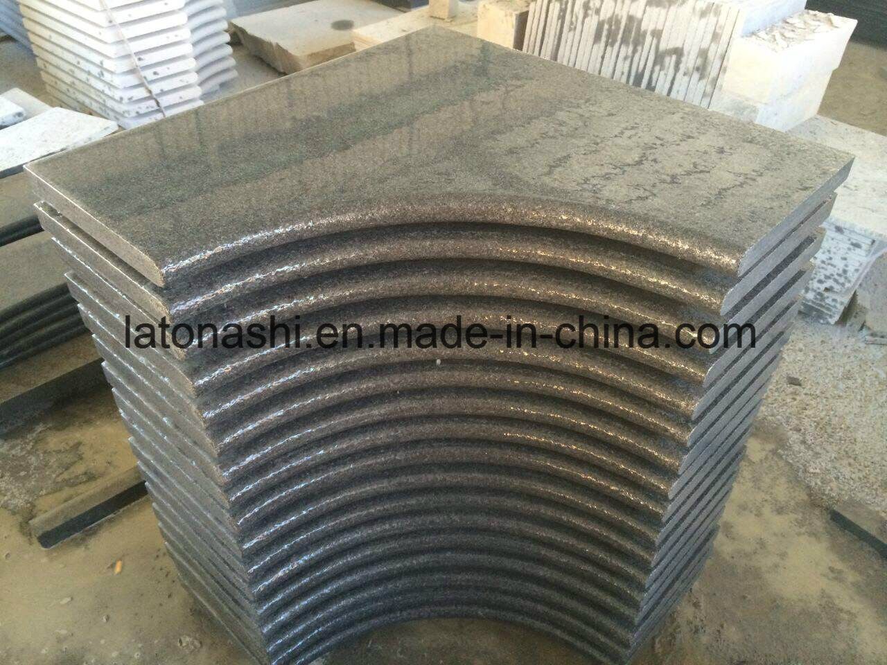 Flamed G654 Natural Padang Dark Grey Granite Tiles for Floor Tile