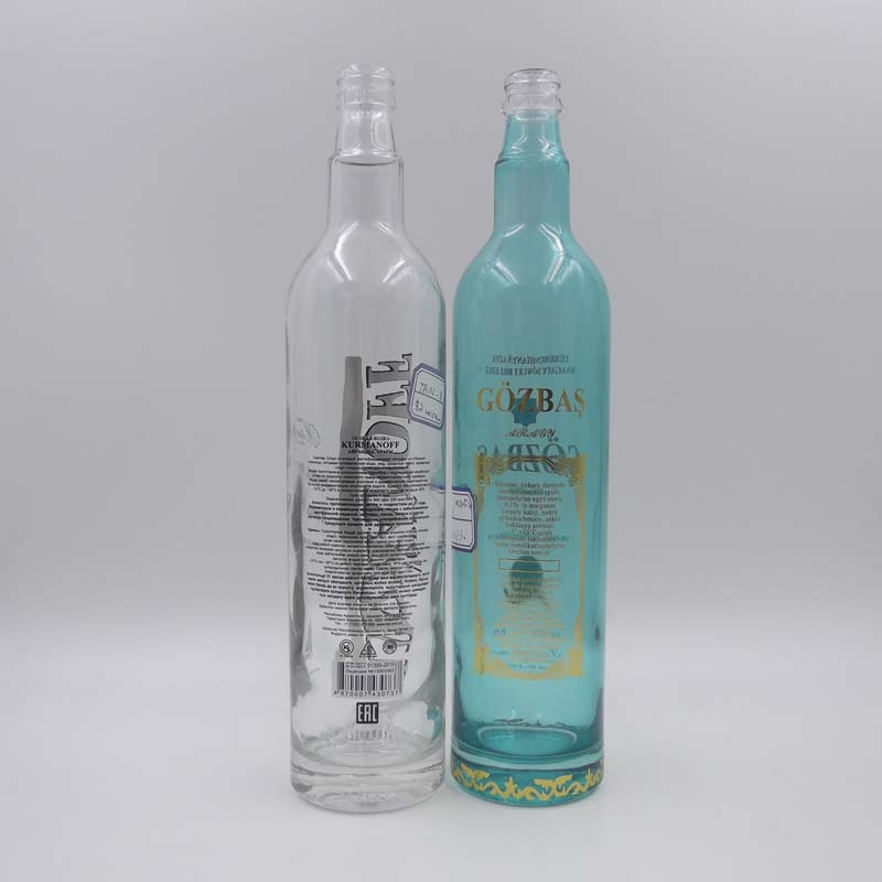 Bottle Manufacturer 750ml Glass Vodka Bottles Whiskey Bottles
