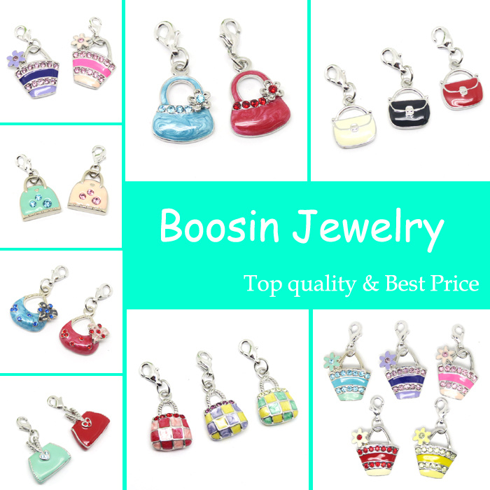 Fashion Jewelry Metal Alloy Handbag Pendant/Charm