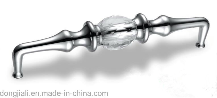 Zinc Alloy Door Lock Handle with Crystal