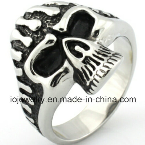 Stainless Steel Biker Jewelry Ring