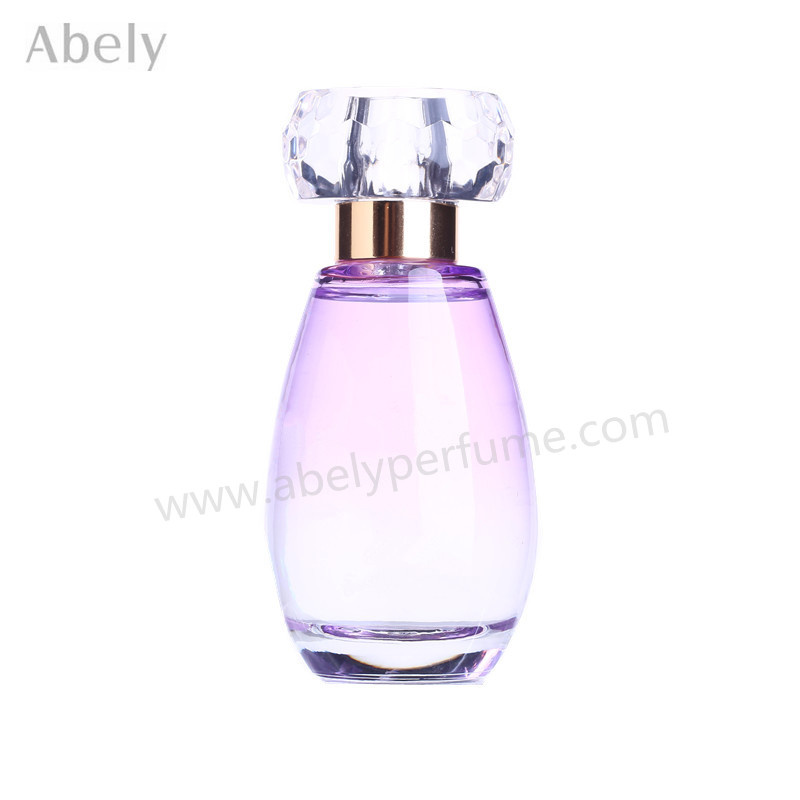 Gradient Pink Bespoke Crystal Perfume Bottle for Women
