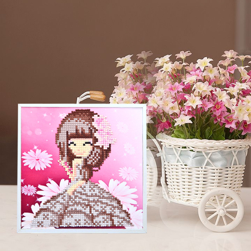Factory Cheapest Wholesale New Children Kids DIY Embroidery Craft Cross Stitch T-006