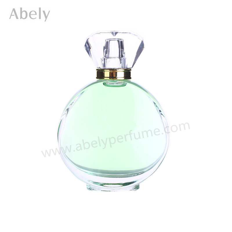 Besopke Oval Glass Perfume Bottle for Mist Body Spray