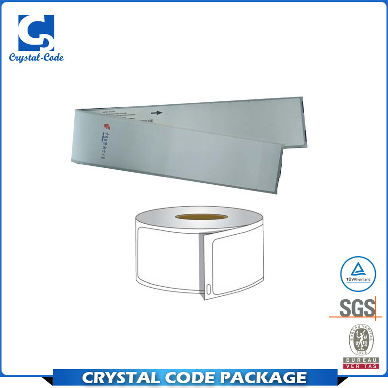 Custom Printable Thermal Airline Baggage Sticker Label