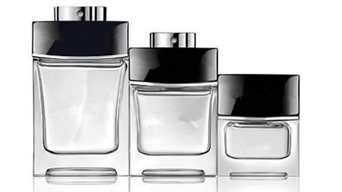 Transparent Glass Perfume Bottle
