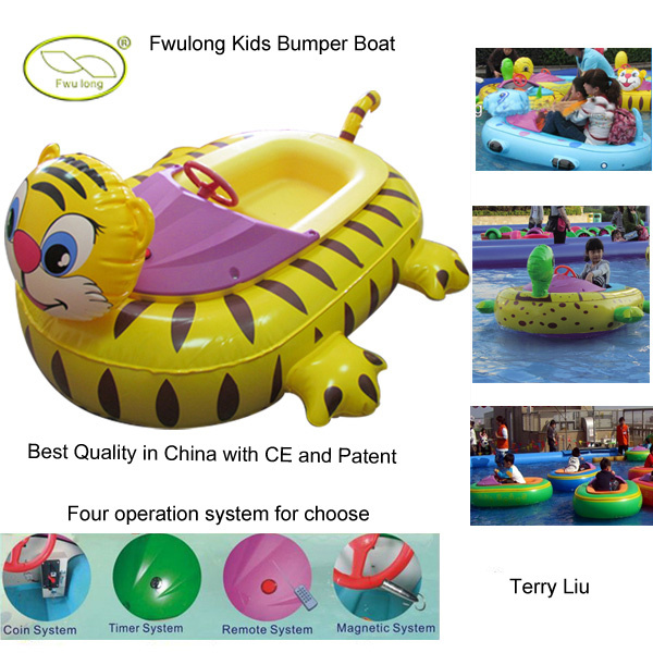 Amusement Park Kiddie Bumper Boat for Pool