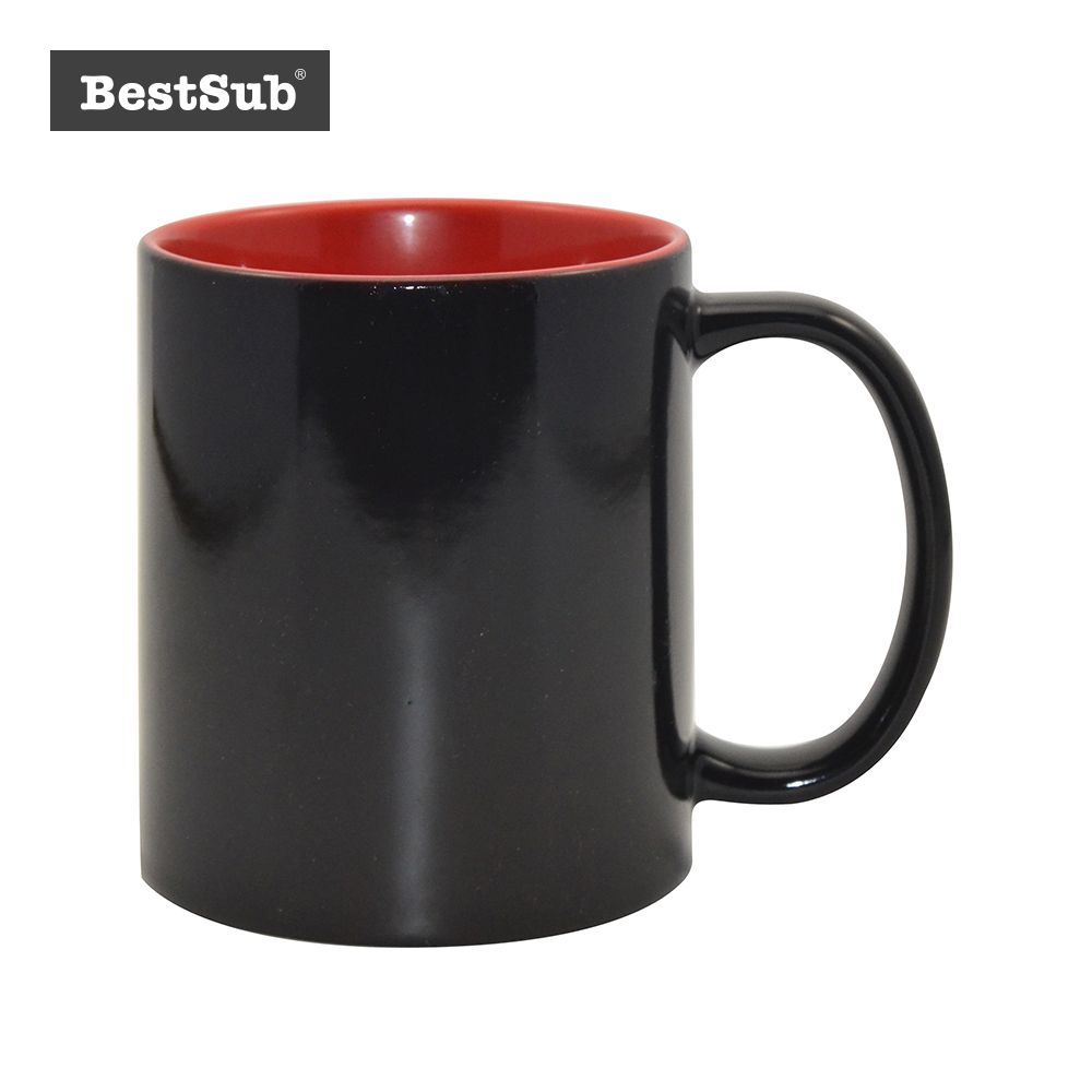 Bestsub 11oz Inner Red Sublimation Magic Mug (B2CIN-R)