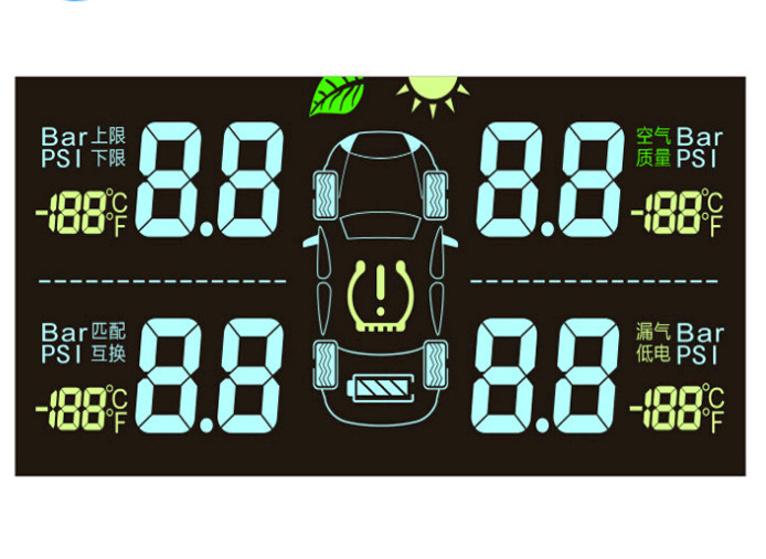 Va-LCD with Black-Mask Backguound LCD Display Module Panel