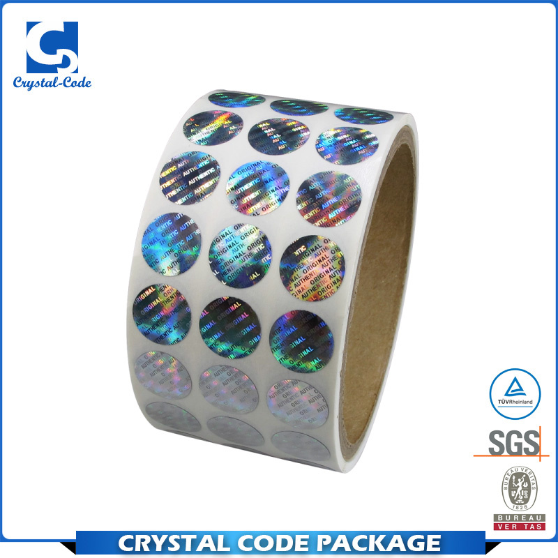 Custom Logo Tamper Evident Hologram Label Sticker