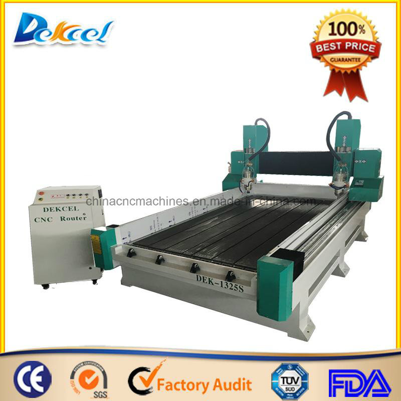 5.5kw Spindle CNC Carving Stone Sculpture Router Machine for Sale Dek-1325