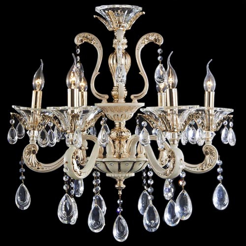 Double Colors Golden and White Zinc Alloy Pendant Lamp