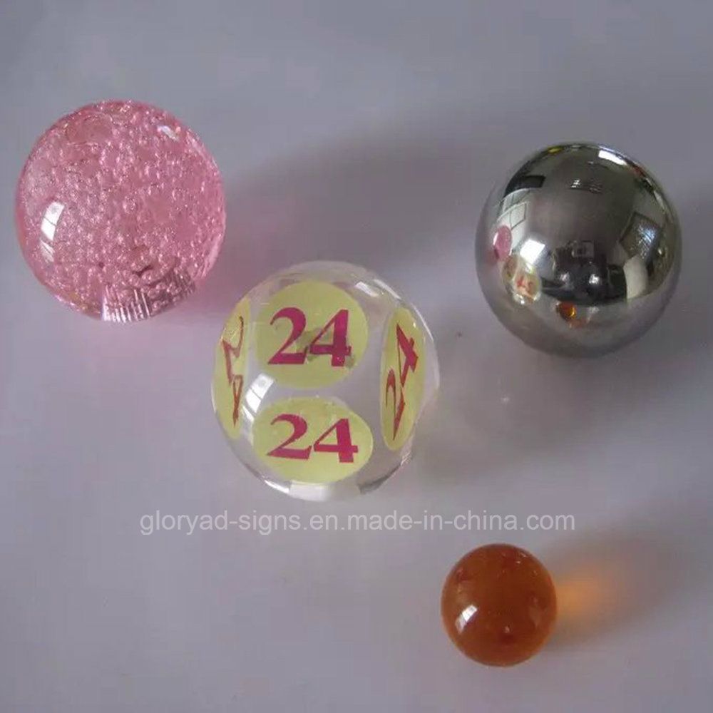 High Precision Dimension Resin Acrylic Clear Balls Used as Precision Crafts Accessories