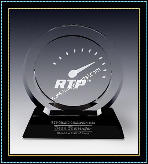 Crystal Award Plaques/Circle Award 7.4