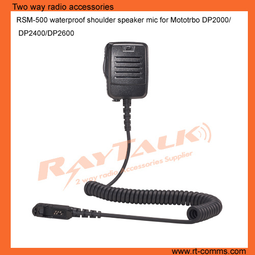 Heavy Duty Remote Speaker Microphone for Motorola Dp2400/Dp2600