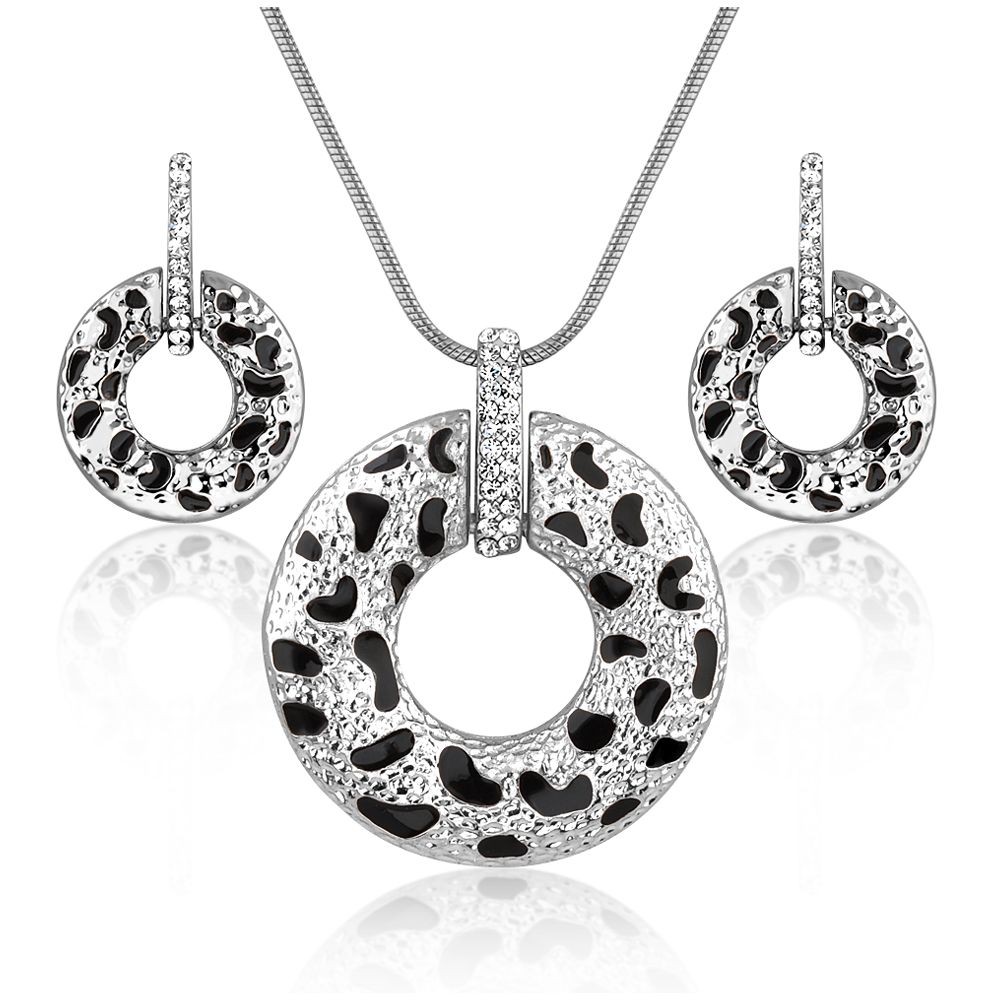 Wholesale Fashion Jewellery Metal Alloy African Gold Earring Jewelry Set