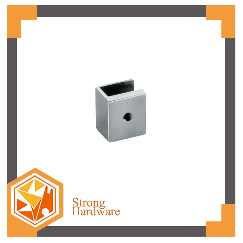 Glass Door Square Tubing Clip Shower Pipe Connector
