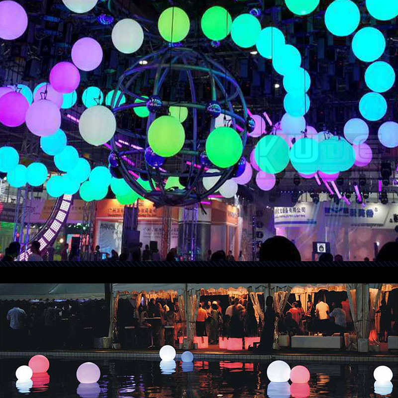 Battery Power Outdoor Hanging Big LED Light Balls